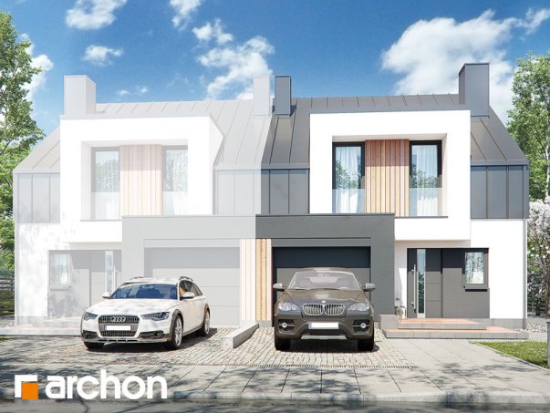 Проект дома Дом в клематисах 27 (Б) - 2 С мансардным этажом дома в Киеве