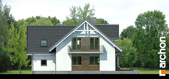 Проект дома Дом в рододендронах 5 (H) вер.2 - 6 С мансардным этажом дома в Киеве