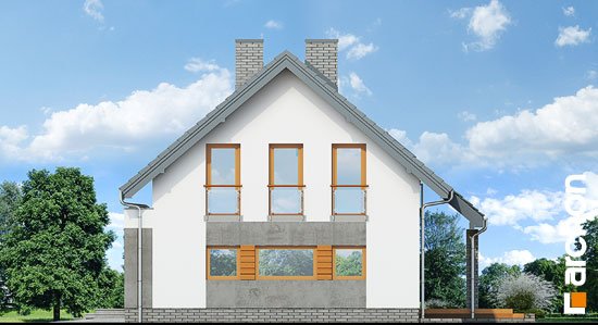 Проект дома Дом под ацеролей - 4 С мансардным этажом дома в Киеве