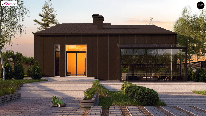 Проект дома U450 - 5 Двухэтажные дома в Киеве