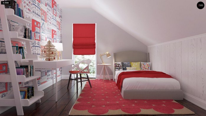 Проект дома U177 - 14 С мансардным этажом дома в Киеве