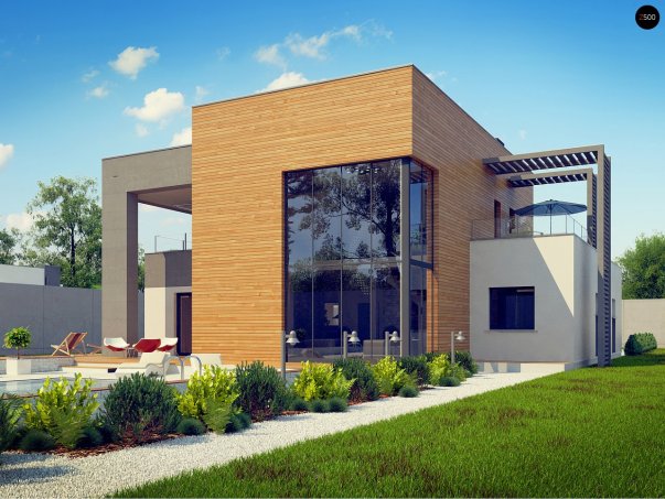 Проект дома Ux108 - 15 Двухэтажные дома в Киеве