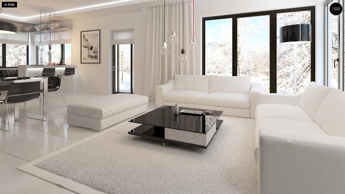 Проект дома Ub2 - 4 Двухэтажные дома в Киеве