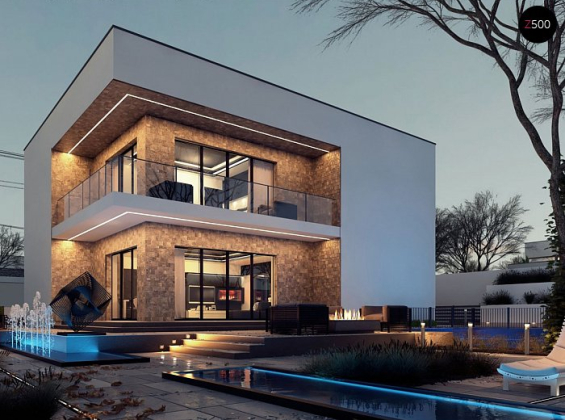 Проект дома Ux82 GL +