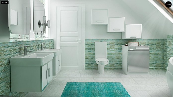 Проект дома U245 - 12 С мансардным этажом дома в Киеве