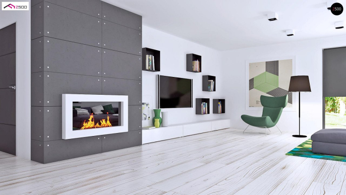 Проект дома U195 GF2 HB - 5 Одноэтажные дома в Киеве