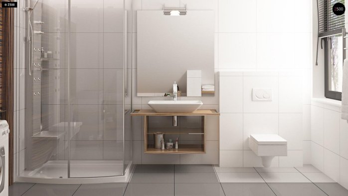 Проект дома U99 - 19 С мансардным этажом дома в Киеве