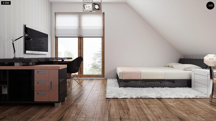 Проект дома U223 - 13 С мансардным этажом дома в Киеве