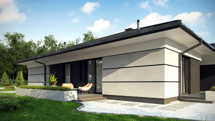 Проект дома U378 v1 - 7 Одноэтажные дома в Киеве