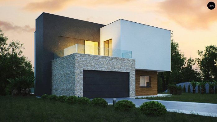 Проект дома Ur17 - 1 Двухэтажные дома в Киеве