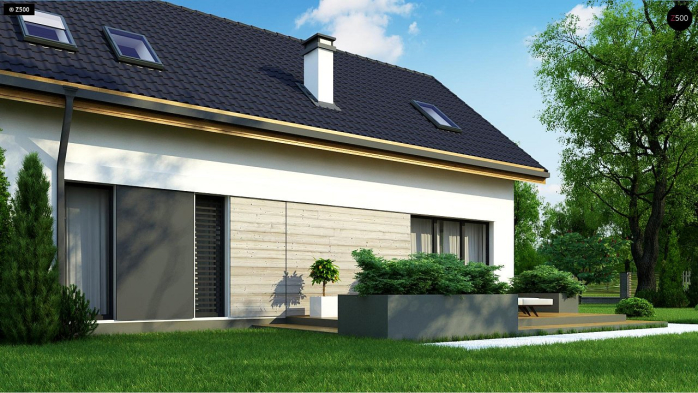 Проект дома U370 - 3 С мансардным этажом дома в Киеве