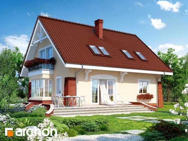 Проект дома Дом в клеверках 2 вер.2 - 2 С мансардным этажом дома в Киеве