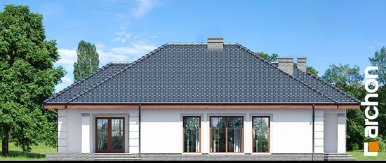 Проект дома Дом в имбире вер.2 - 4 Одноэтажные дома в Киеве