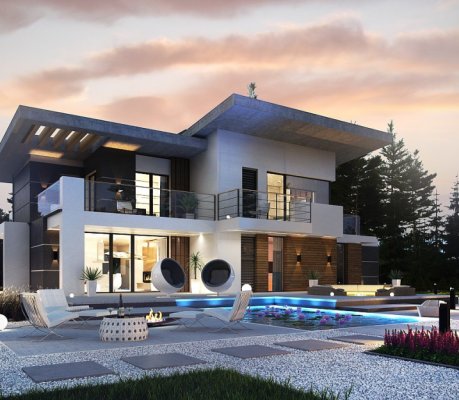 Двухэтажный дом с подвалом и гаражом в г. Бровары