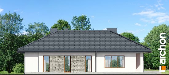 Проект дома Дом под какао вер.2 - 6 Одноэтажные дома в Киеве