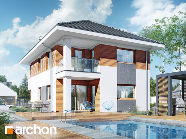 Проект дома Вилла Эльвира - 2 Двухэтажные дома в Киеве