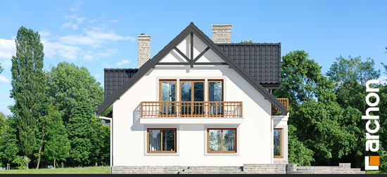 Проект дома Дом в очанке вep. 2 вер.2 - 6 С мансардным этажом дома в Киеве