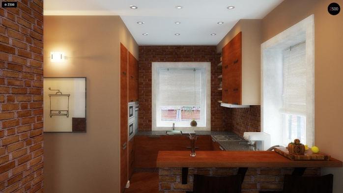 Проєкт будинку U3 - З мансардним поверхом дома у Києві