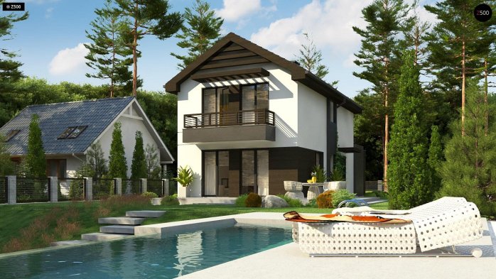 Проект дома U374 - 1 Двухэтажные дома в Киеве