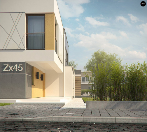 Проект дома Ux45 - 19 Двухэтажные дома в Киеве