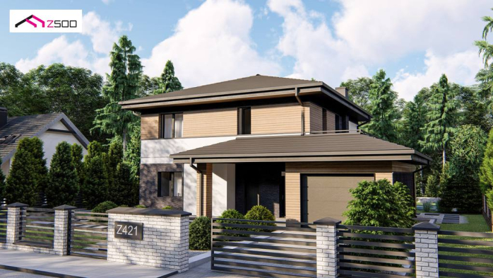 Проект дома U421 - 1 Двухэтажные дома в Киеве