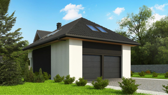 Проєкт будинку U325 - З мансардним поверхом дома у Києві