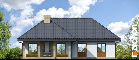 Проект дома Дом в гардениях вер.2 - 6 С мансардным этажом дома в Киеве