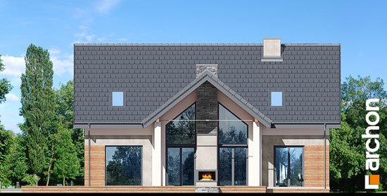 Проект дома Дом под софорой 3 - 6 С мансардным этажом дома в Киеве