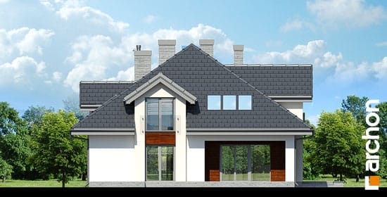 Проект дома Дом в хебе 2 вер.2 - 6 С мансардным этажом дома в Киеве
