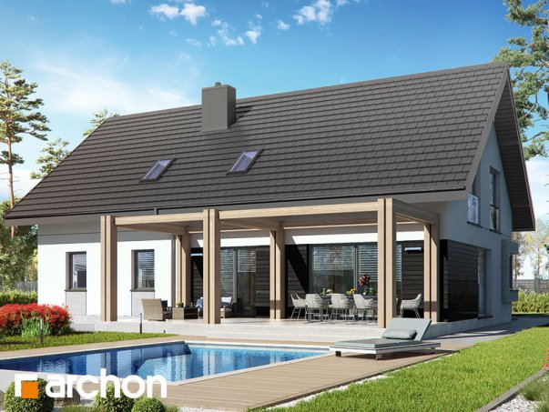 Проект дома Дом в гвоздиках (Г2) - 2 С мансардным этажом дома в Киеве