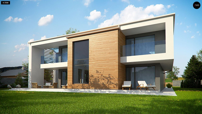 Проект дома Ux75 - 7 Двухэтажные дома в Киеве