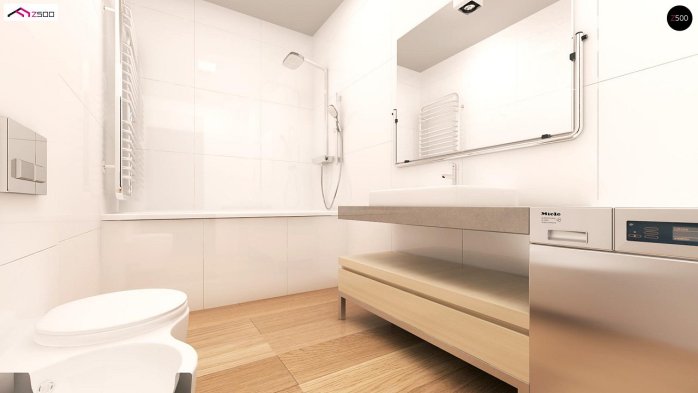 Проект дома U208 A - 7 Одноэтажные дома в Киеве