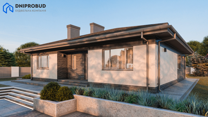 Проект дома DB 51 - 1 Одноэтажные дома в Киеве