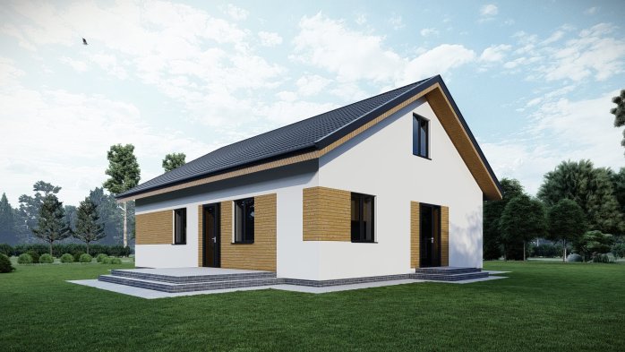 Проєкт будинку DBT 575 - Одноповерхові дома у Києві