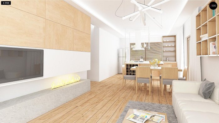 Проект дома U96 - 5 Одноэтажные дома в Киеве