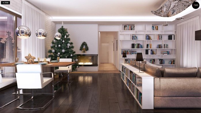 Проєкт будинку Ux45 - Двоповерхові дома у Києві