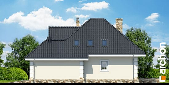 Проект дома Дом в рукколе (П) вер.2 - 4 С мансардным этажом дома в Киеве