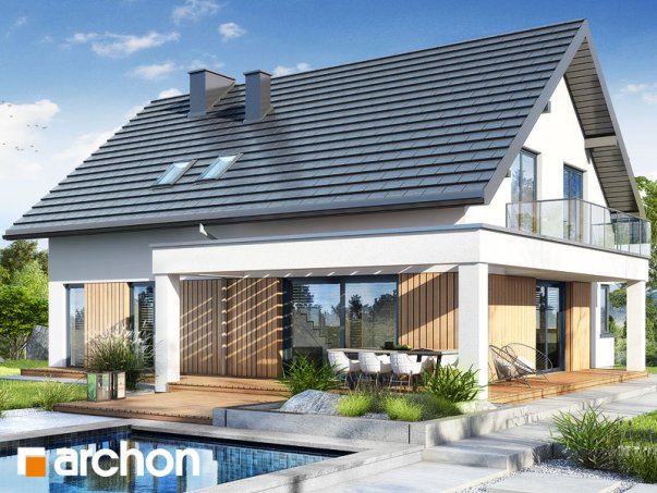 Проект дома Дом в нефрисах (Г2) - 2 С мансардным этажом дома в Киеве