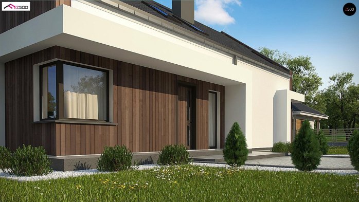 Проект дома U346 - 2 С мансардным этажом дома в Киеве