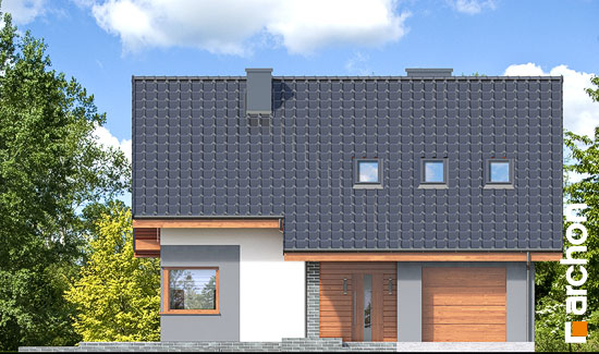 Проект дома Дом в журавках 7 - 3 С мансардным этажом дома в Киеве