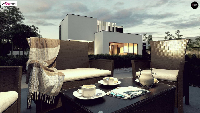 Проект дома Ux204 - 6 Двухэтажные дома в Киеве