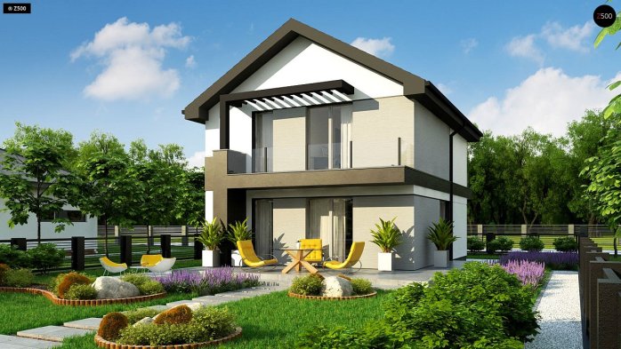 Проект дома U372 - 2 Двухэтажные дома в Киеве