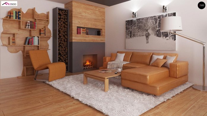 Проект дома U287 - 4 Одноэтажные дома в Киеве