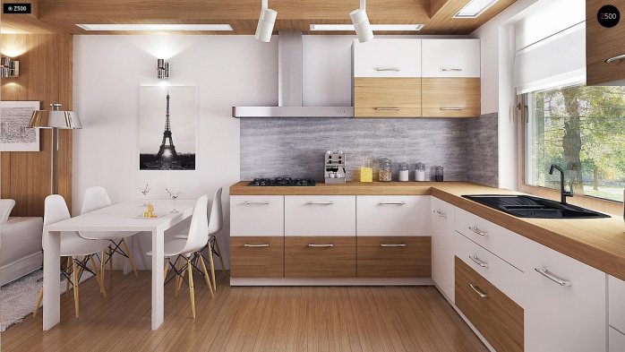 Проект дома U72 - 7 Одноэтажные дома в Киеве