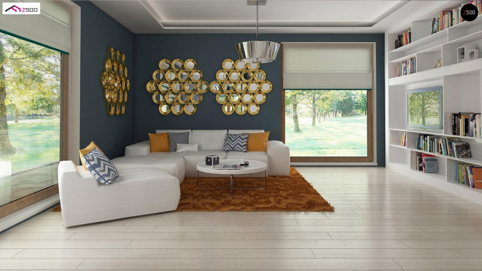 Проект дома U258 - 4 Одноэтажные дома в Киеве