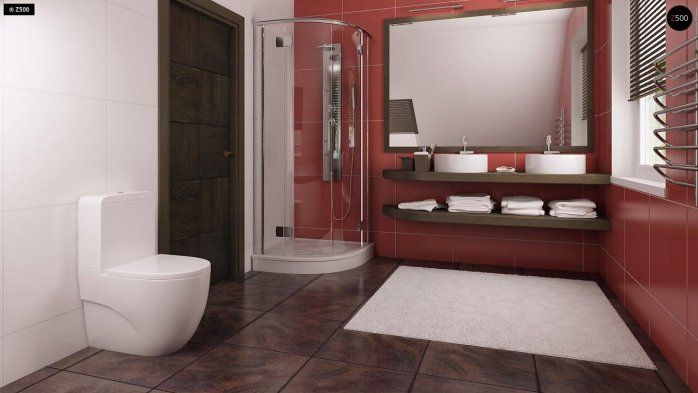 Проект дома U66 D zp - 14 С мансардным этажом дома в Киеве