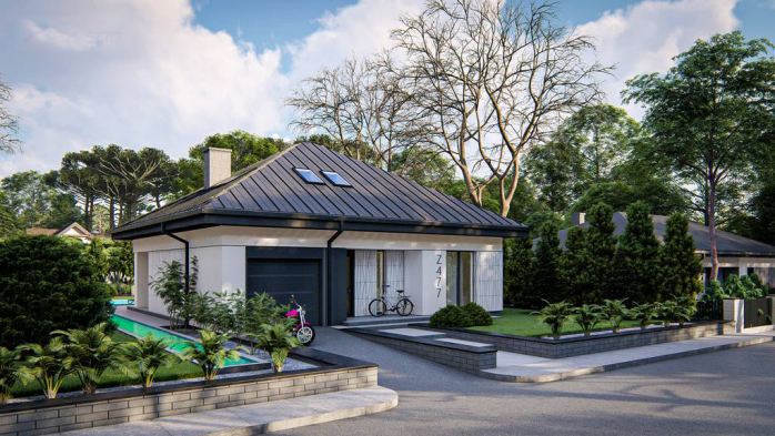 Проект дома U477 - 2 С мансардным этажом дома в Киеве