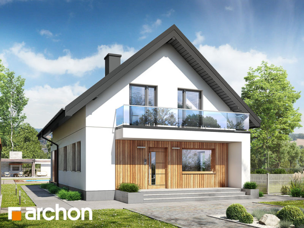 Проект дома Дом в сон-траве 6 - 1 С мансардным этажом дома в Киеве