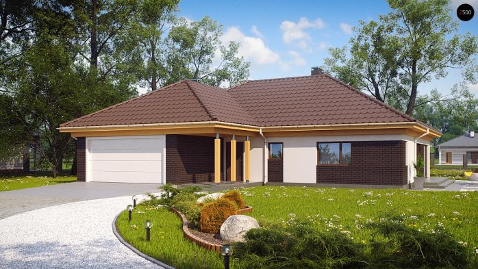 Проект дома U144 - 1 Одноэтажные дома в Киеве