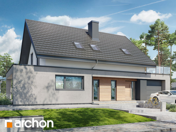 Проект дома Дом в мандевилле 2 - 2 С мансардным этажом дома в Киеве